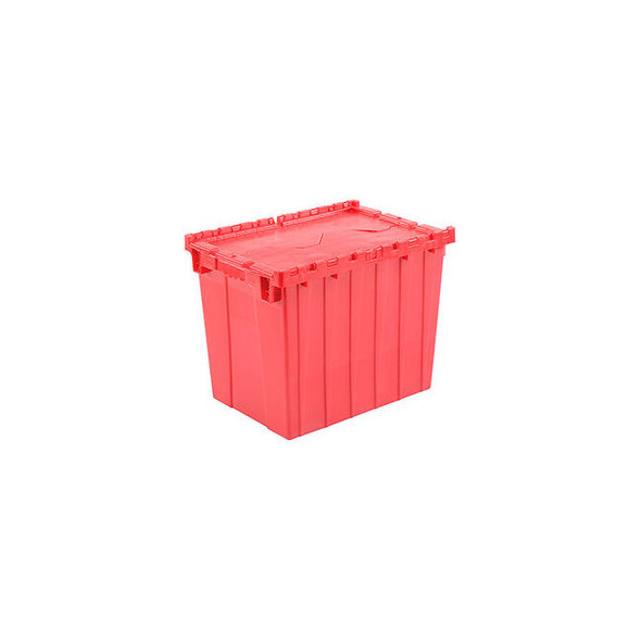 Global Industrial Plastic Attached Lid Shipping & Storage Container 21-7/8x15-1/