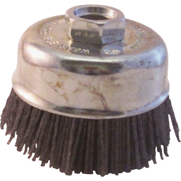 Dico Nyalox 3 In. Coarse Gray Angle Grinder Cup Brush 7200004
