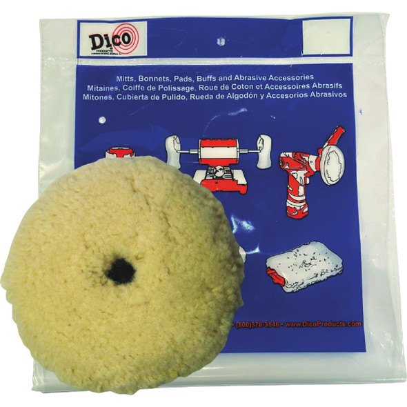 Dico 6 In. Compound Polishing Pad with 1/4 In. Mandrel 7460611