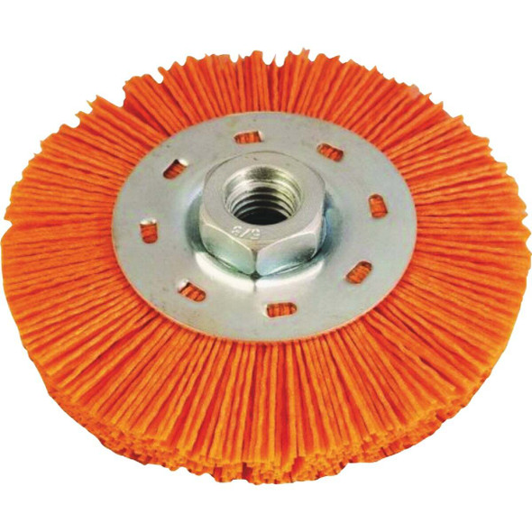 Dico Nyalox 4-1/2 In. Medium Orange Angle Grinder Wheel Brush 7200077