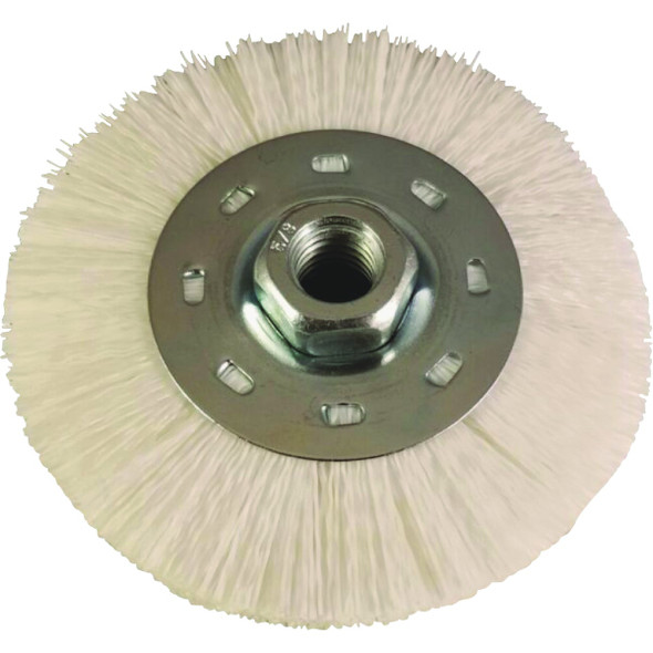 Dico Nyalox 4-1/2 In. No Grit White Angle Grinder Wheel Brush 7200087