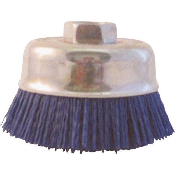 Dico Nyalox 3 In. Fine Blue Angle Grinder Cup Brush 7200009