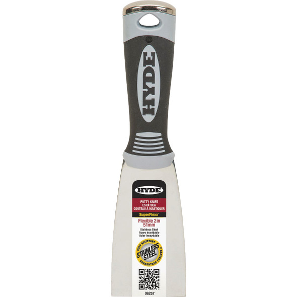 Hyde 2 In. SuperFlexx Stainless Steel Putty Knives 06257