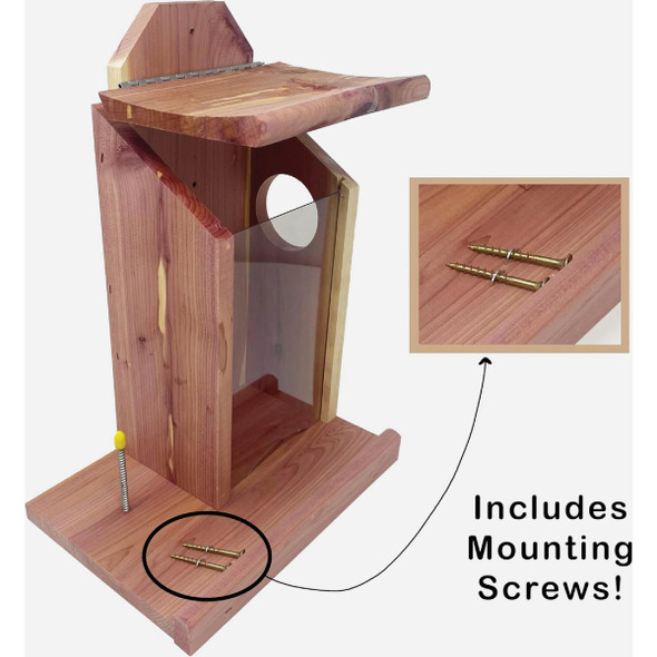 Valley Splendor Cedar Critter Feeder