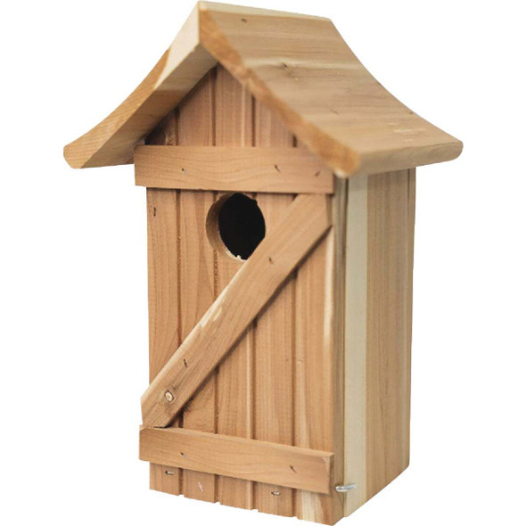 Valley Splendor 7 In. W. x 10.75 In. H. x 6 In. D. Cedar Bluebird House 9803