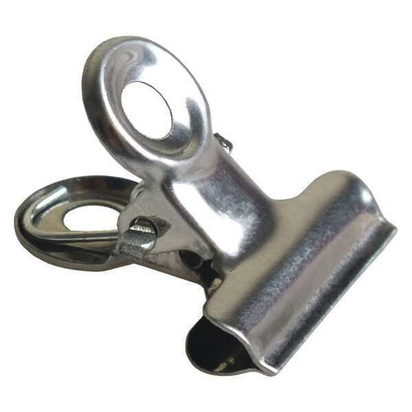 Detectamet Bulldog Clip,Silver,5 45/64" W,PK5 309-S393-P32
