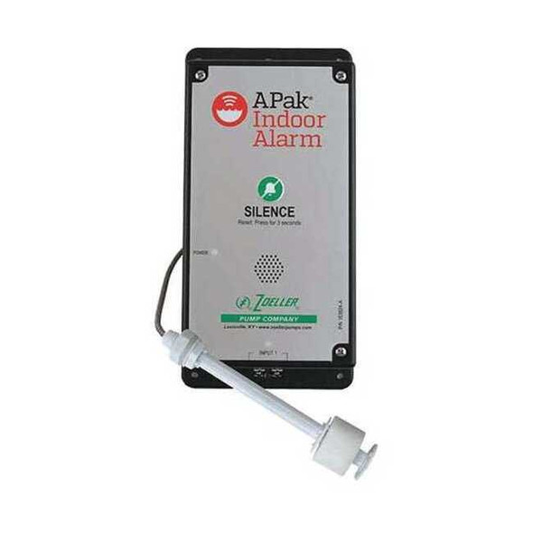 Zoeller WaterAlarm,Audio,Visual,115VAC,6ft 10-4011