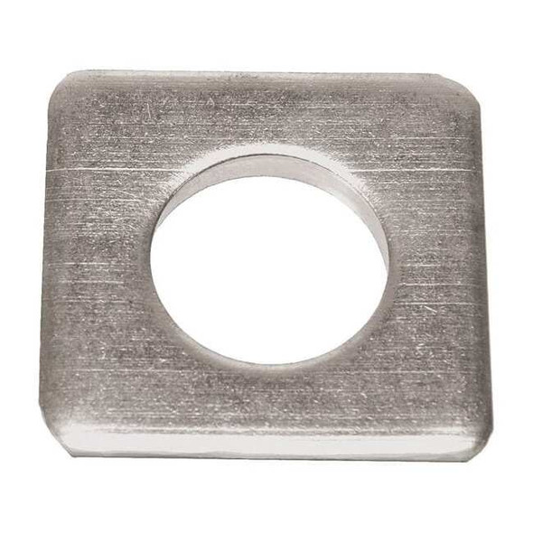 Square Washer, Fits Bolt Size 3/4 in ,Low Carbon Steel Zinc Plated Finish
