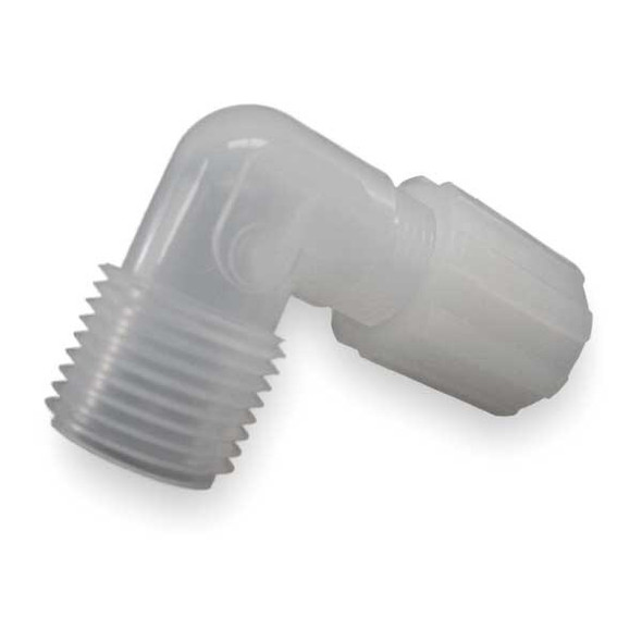 Parker Elbow, PFA, MNPT 1/2 in, Tube 1/2 in FAME-88