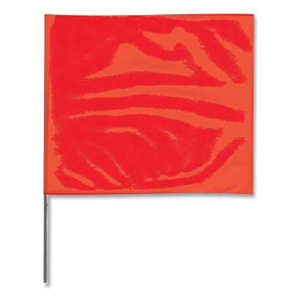 Stake Flags, 2 in x 3 in, 18 in Height, Red Pack of 100 Stake Flags, 2 in x 3 in, 18 in Height, Red Pack of 100