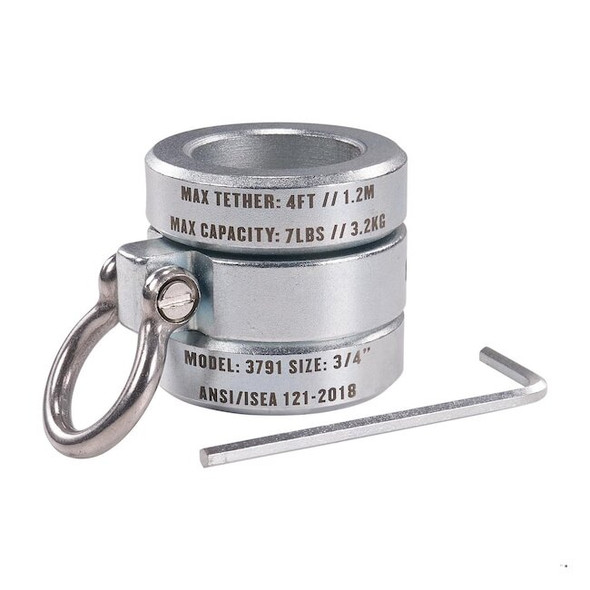 Connecting Bar Lock Collar 3791, Tool Attachment Point, Silver, 0.75