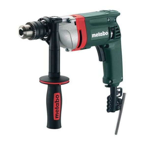 Metabo Electric Drill,1/2 In,0 to 650 rpm,6.7A BE 75-16