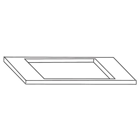 Ice-O-Matic Bin Top Kit,Stainless Steel,30in.W,Gray KBT19