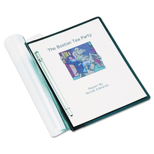 Acco Report Cover, Prong Clip,11x8.5",Clr/Bk A7036251A Acco Report Cover, Prong Clip,11x8.5",Clr/Bk A7036251A