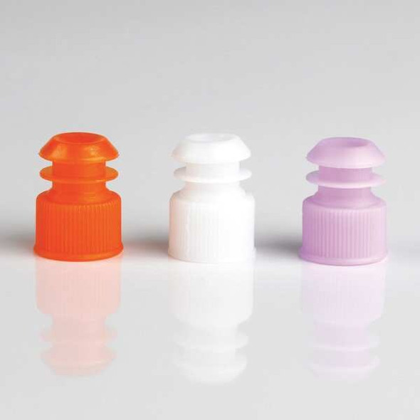 Globe Scientific Flange Cap, White, Polyethylene, PK1000 118240W