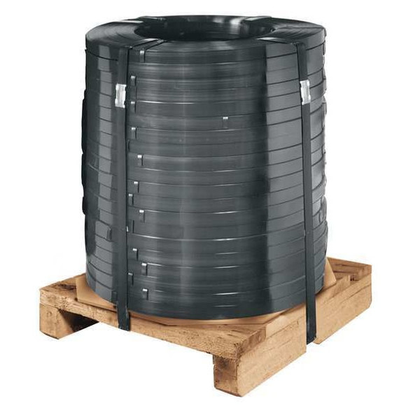 Signode Steel Strapping,2558 ft. L x 1/2 in. W 85200CL