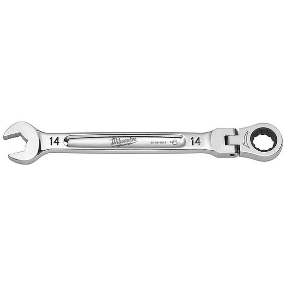 Milwaukee Tool Combination Wrench,Chrome,198 mm L 45-96-9614