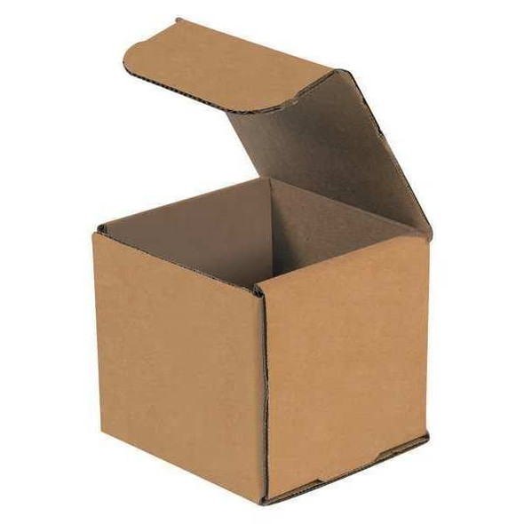 Partners Brand Kraft Corrugated Mailers,5 x 5 x 5",PK50 M555K
