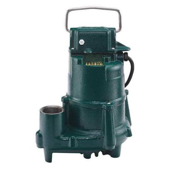 Zoeller Submersible Effluent Pump,1/2hp,4.7A 98-0004