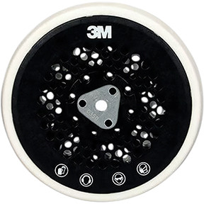 3M™ Hookit™ Clean Sanding Multi -Connection Disc Pad 30062, 6 in (150 mm), 53 Holes 30062