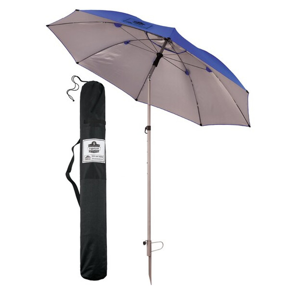 Ergodyne Umbrella,Lightweight,Blue 6100 Ergodyne Umbrella,Lightweight,Blue 6100