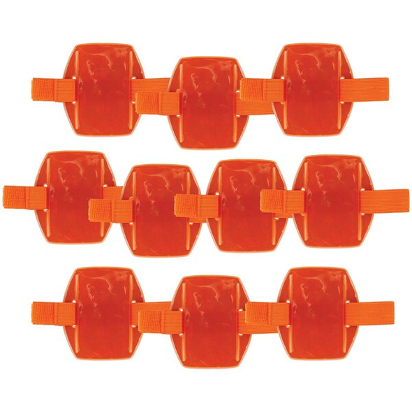 Ergodyne 3386 Orange Arm Band ID Badge Holder, 10PK 3386PK10