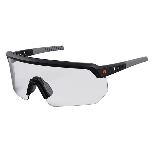 Ergodyne AEGIR, Safety Glasses, Clear Lens, Matte Black Frame Frame AEGIR