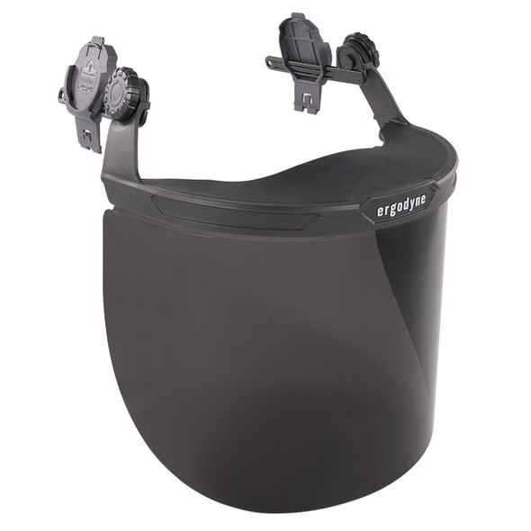 Ergodyne Smoke Lens Gray Hard Hat Face Shield for Full Brim 8995