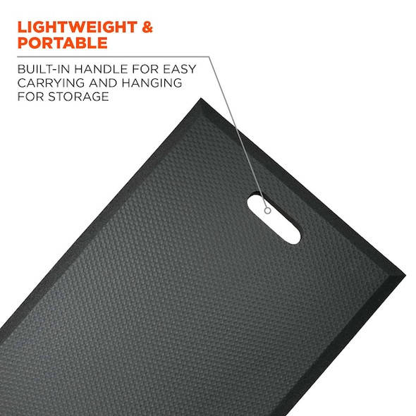 Ergodyne Black Large Foam Kneeling Pad, 0.5" 386