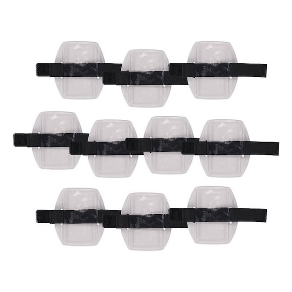 Ergodyne 3386 Black Arm Band ID Badge Holder, 10PK 3386PK10