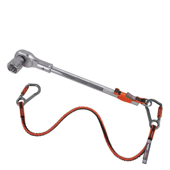 Ergodyne Web Tool Tether, D-Ring Tool Tail, Black, 3PK 3706