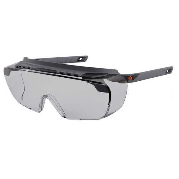 Ergodyne OSMIN, Safety Glasses, Indoor/Outdoor Lens, Matte Black Frame OSMIN-IO