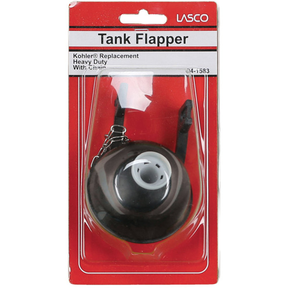 Lasco Kohler Universal Red Rubber Ball Shaped Replacement Flapper with Chain 04-1583 401958