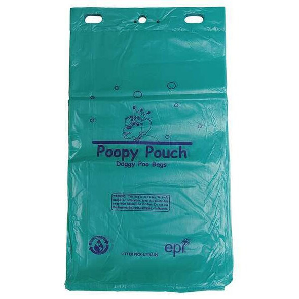 Poopy Pouch Pet Waste Bags, 0.75 gal., 14 micron, PK12 PP-H-200