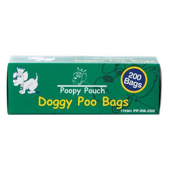 Poopy Pouch Pet Waste Station, Vertical, Green, 17 gal. PP-SD-01-3R200-WP
