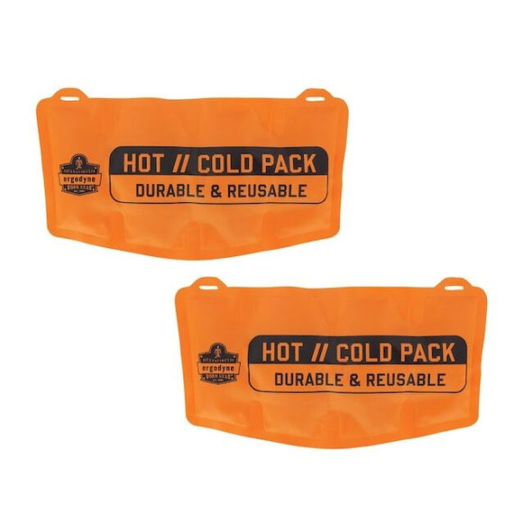 Ergodyne Orange Replacement Hot/Cold Packs, 2PK 6275