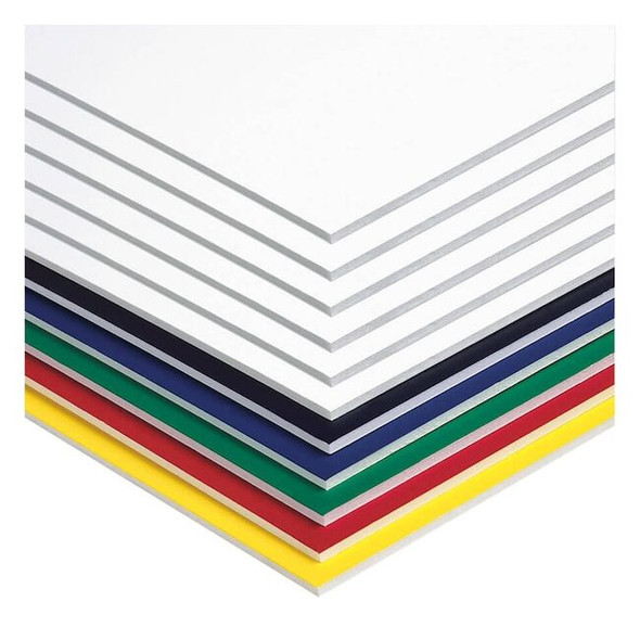 Pacon Foam Board, 20"X30", Assorted, PK10 5554