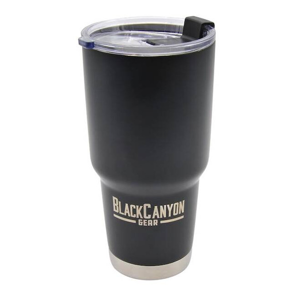Blackcanyon Outfitters Tumbler with Flip Close Lid, Black, 32oz BCO32OZB