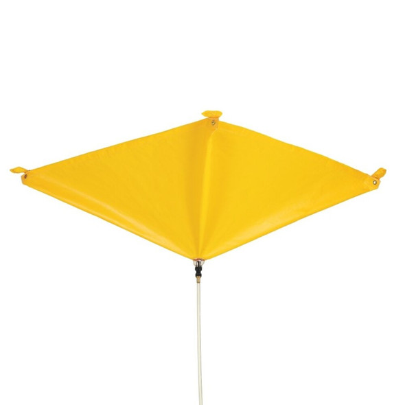 Pig PIG Magnetic Roof Leak Diverter Tarp Yellow 5' L x 5' W TLS1999-YW
