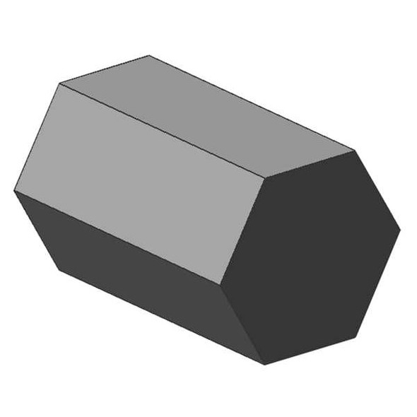 Manufacturer Varies Carbon Steel Hex Bar,36 in L,5/8 in W 18H.625-36