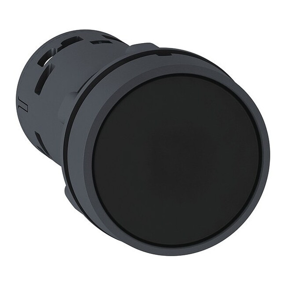 Schneider Electric Push-Button, 22 mm, Black XB7NA25