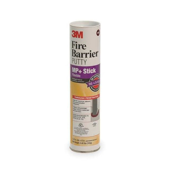 3m Fire Barrier Putty,1.45 x 6In H,Red Brwn PUTTYSTK R