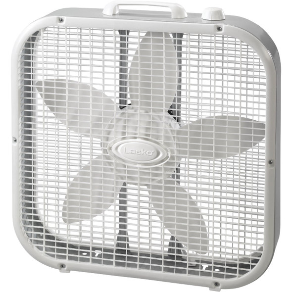 Lasko 20 In. 3-Speed White Box Fan 3733