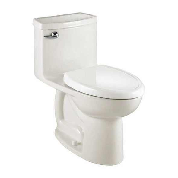 Tank Toilet, 1.28 gpf, Gravity Fed, Floor Mount, Elongated, White
