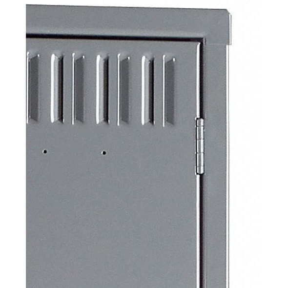 Tennsco Wall Mount Box Locker, 36 in W, 18 in D, 12 in H, (1) Tier, (3) Wide, Gray BS1-121812-3MG