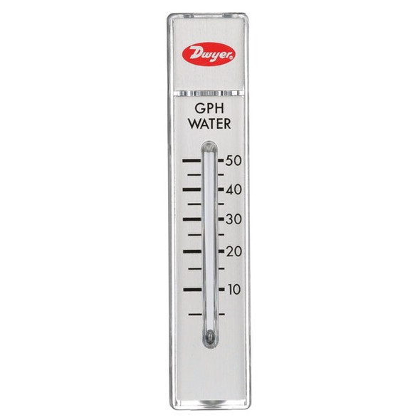 Dwyer Instruments Flowmeter, Range 5-50 Gph Water RMA-45-SSV Dwyer Instruments Flowmeter, Range 5-50 Gph Water RMA-45-SSV