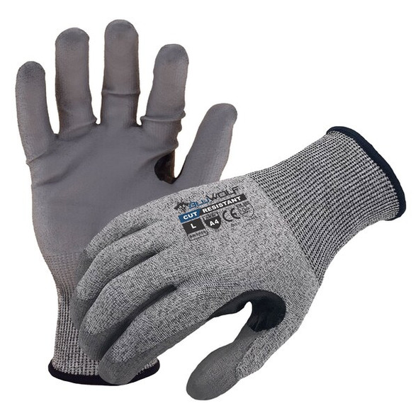 Azusa Safety Cut Resistant Glove,18 ga.,Gy/Gy/Bk,S,PR BW4020 Azusa Safety Cut Resistant Glove,18 ga.,Gy/Gy/Bk,S,PR BW4020