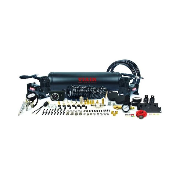 Viair Dual Stealth Black 380C Onboard Air Syst 20014
