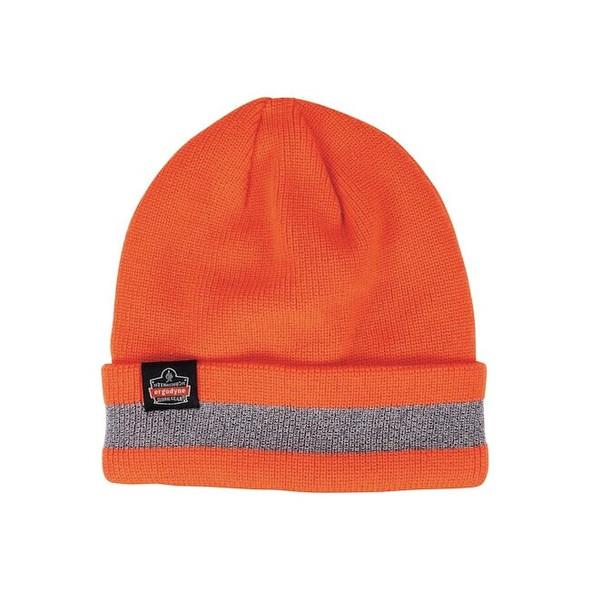 Ergodyne Reflective Winter Hat, One Size, Orange 6803