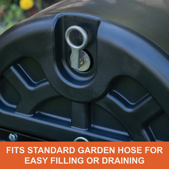 Agri-Fab 18 In. x 24 In. Poly Push/Tow Behind Poly Lawn Roller